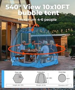 Large Pop Up Bubble Tent for 4-8 People – Winter Camping Pod 2