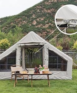 Portable Inflatable Tent for 2 to 4 People Easy Setup Windproof 2