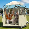 PYY Sports Tent Upgrade for 4 Persons Rain and Sun Shelter 3