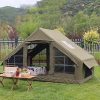 Large Pyramid Tent with Stove Hole for Family Camping and Picnics 3