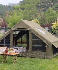 Portable Inflatable Tent for 2 to 4 People Easy Setup Windproof