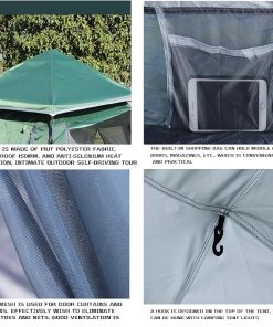 Pop Up Double Layer Dome Tents for 3-4 Persons Outdoor Hiking 2