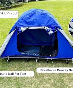 Portable Camping Cot Tent Waterproof Sunshade Foldable Bed Tarp 2