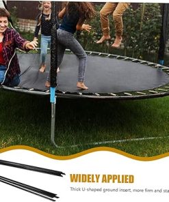 Strong U-Shaped Outdoor Tent Stakes Durable and Easy to Use 2