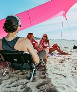 Grande Beach Tent 7ft Tall 9x9ft with Reinforced Corners and Cooler 2