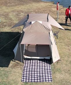 Instant Ultralight 2-3 Person Pop Up Dome Tent for Camping  
4 Season Waterproof Family Camping Tent with Removable Tarpaulin 2