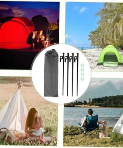 Heavy Duty 9pcs Windproof Tent Pegs Set for Camping Outdoor Use 2