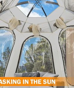 AYAMAYA 10×10 FT Bubble Tent Screen House for Camping and Outdoor Use 2