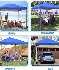 Toyvian Portable Instant 3x3m Canopy Tent Waterproof Sun Protection 2