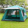 Waterproof Cotton Canvas Bell Tent for 8-10 People Camping 4