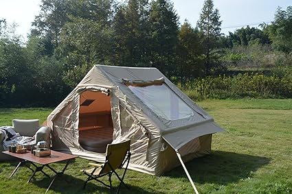 Inflatable Beam Frame Camping Tent with 2 Doors for Outdoor Use 2 Inflatable Beam Frame Camping Tent with 2 Doors for Outdoor Use - Image 2