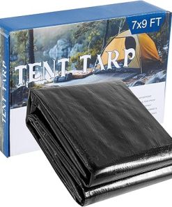 Waterproof Camping Tarp 7x9FT Lightweight Outdoor Shelter for Hiking