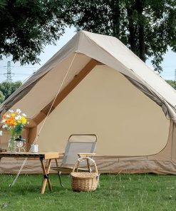 Luxury Inflatable Camping Tent for 2-6 People with Hand Pump