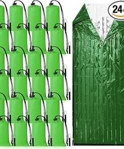 Qunclay 24 Set Emergency Sleeping Bag Survival Bivvy Sack Blankets