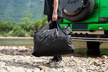 Inflatable Roof Tent for Camping Fits SUVs Trucks Outdoor Glamping 2 Inflatable Roof Tent for Camping Fits SUVs Trucks Outdoor Glamping - Image 2