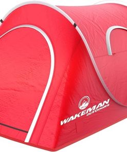 Water Resistant 2 Person Pop-up Tent with Rain Fly and Carry Bag