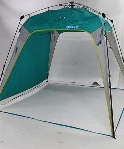 8.2′ × 8.2′ Beach Canopy Tent UV Sun Shelter Shade Instant Quick Easy Set Up, Portable Pop Up Sunshade Tents, with UV Protection and One Shade Wall Included for Family (Turquoise) 2