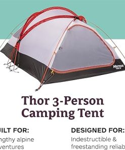 Marmot Thor 3 Person Tent Easy Setup Water Resistant Storm Ready 2