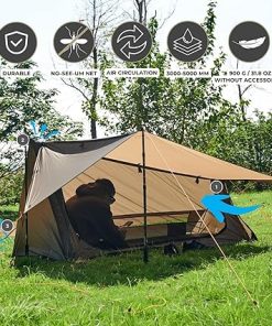 Ultralight One Person Tent with Pillow for Hiking and Camping 2