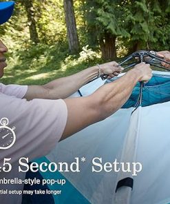 Coleman 4-Person Pop-Up Camping Tent Easy Setup Dark Room Option 2
