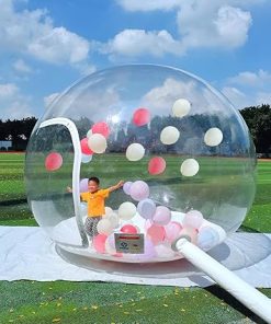 Transparent Inflatable 10 Ft PVC Tent for Camping and Stargazing 2
