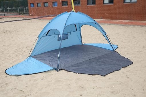 Beach Tent for 2-4 People with UPF 50+, 3 Windows, Instant Setup - Image 2