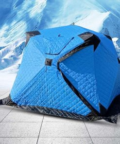 Portable Ice Fishing Tent for 3-4 People Easy Setup Lightweight 2