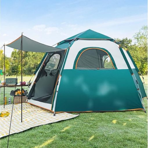 Instant Pop Up Camping Tent for 5-8 People Waterproof Easy Setup - Image 2