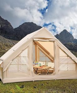 Inflatable Camping Tents with Hand Pump for 2-6 Person Glamping