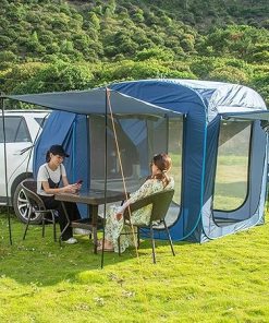 Pop-Up Car Tent with Sunshade for Camping and Changing Room Use 2