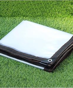 Transparent Tarpaulin, Garden Clear Waterproof Tarp Anti Freezing Rainproof Film Cloth Insulation Canopy PE Plastic Cover(15′ x 21′)