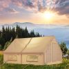 Gorich Beach Tent Sun Shelter with UV UPF50+ Protection for 8-10 People and Extra-Large Sandproof Waterproof Beach Blanket, Perfect for Camping, Travel, and Hiking (SkyRoyal, 10’x9′) 3