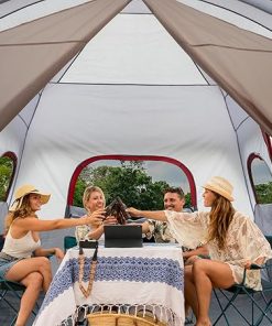 Family Camping Tent for 4-10 People Easy Setup Outdoor Dome Tent 2