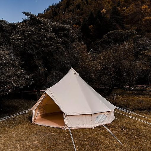 Cotton Canvas Yurt Tent with Stove Jacks for All Seasons 6M 20ft  
Waterproof 6M 20ft Canvas Bell Tent for Camping and Outdoor Fun  
Spacious Family Camping Yurt Style Tent for Picnic and Outdoor Use - Image 2