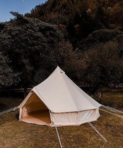 4 Season Waterproof Cotton Canvas Yurt Tent with Stove Jacks  
5M Waterproof Canvas Bell Tent for Glamping and Outdoor Use  
Spacious Family Camping Yurt Style Tent for Picnics and Adventures 2