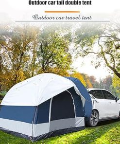 Waterproof Double Layer SUV Car Tent for 3-4 Person Camping Travel 2