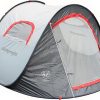 Pop Up Tent with Air Mattress Single and Air Pump Set 4
