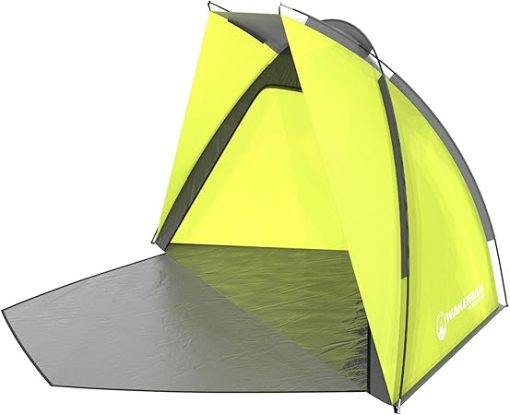 Beach Tent and Sun Shelter - UV Resistant Easy Set-Up Canopy by Wakeman