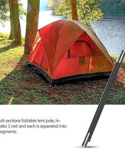 Fiberglass Tent Support Rods Replacement Poles for Camping and Hiking 2