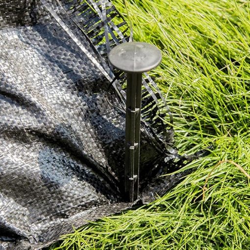 100 Durable Garden Stakes Plastic Ground Fixing Nails for Outdoor Use - Image 2