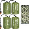 4 Pack Camo Emergency Sleeping Bags for Outdoor Survival Gear
