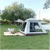 SUV Pop Up Tent Car Camping Waterproof Awning Easy Setup Fits Vehicles 3