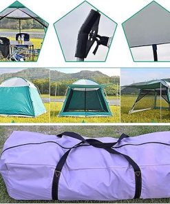 Camping Tent with Awning Cover for 5-8 People Ideal for Outdoors 2