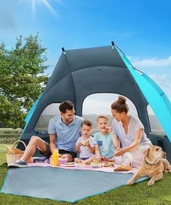 Wakauto 2198c Large Family Beach Tent with UPF 50 Sun Protection 2