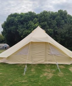 Large Waterproof Canvas Bell Tent for Family Camping and Glamping 2