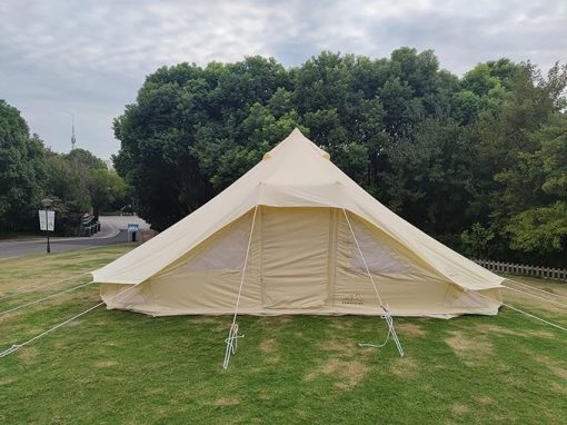 Large Waterproof Canvas Bell Tent for Family Camping and Glamping - Image 2