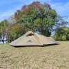Ozark Trail 3-Person Clip & Camp Dome Tent with Rainfly, Mesh Roof, Built-in Storage Pockets, and E-Port Access, 7′ x 7′, Green 4