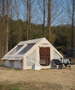 Luxury 9.8x13ft Inflatable Camping Tent Waterproof Windproof Easy Setup