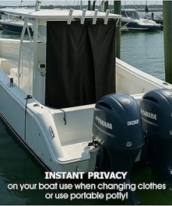 Boat Privacy Changing Tent Portable Waterproof Shower Curtain 2