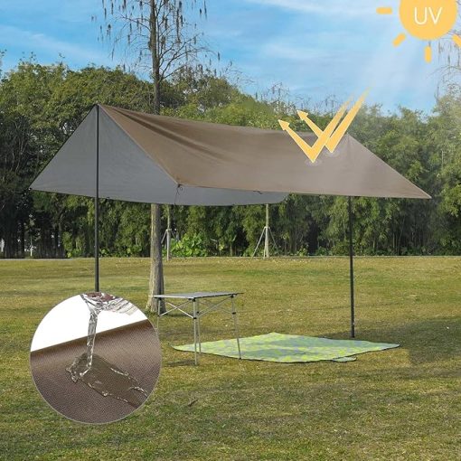 Lightweight Camping Tent Tarp for Outdoor Water-Resistant Protection - Image 2